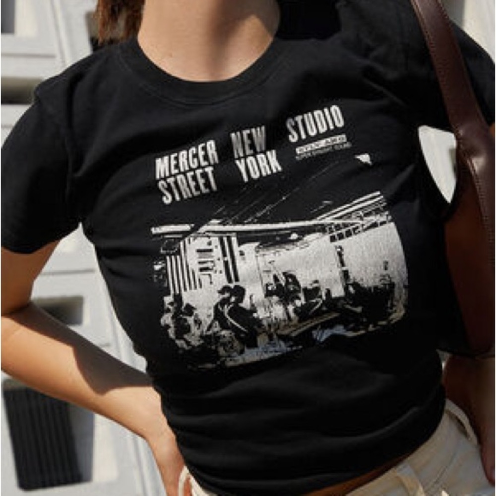 John Galt Mercer street baby tee